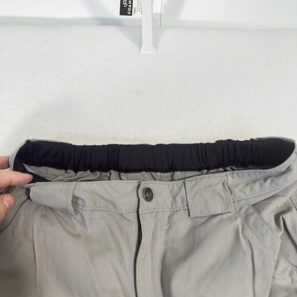 Duluth Trading Co Dry On The Fly Cargo Pant Men M x30 (30W 30L) Grey Elastic - Picture 8 of 16